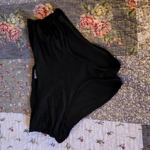 Small, Black high waist bikini bottom